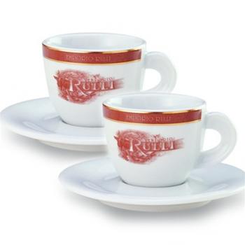 Espresso Cup & Saucer Set of 2 in Cubi Lilla - Homeware