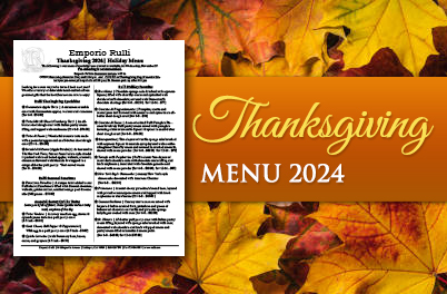 Thanksgiving Menu 2024